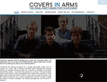Tablet Screenshot of coversinarms.co.uk
